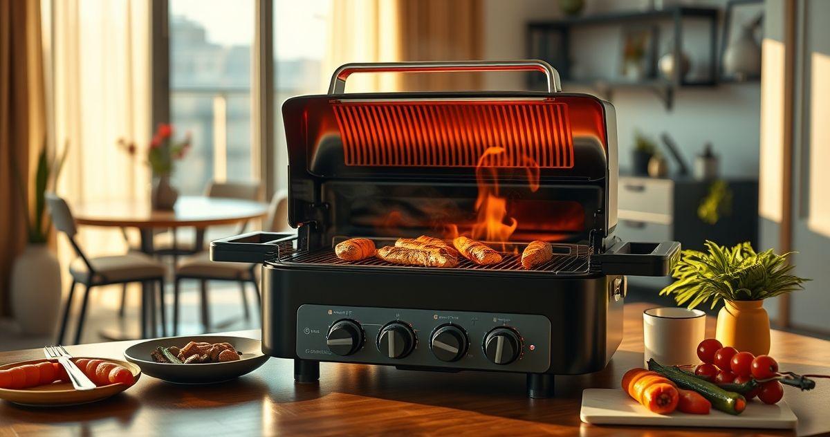 churrasco sem fumaça