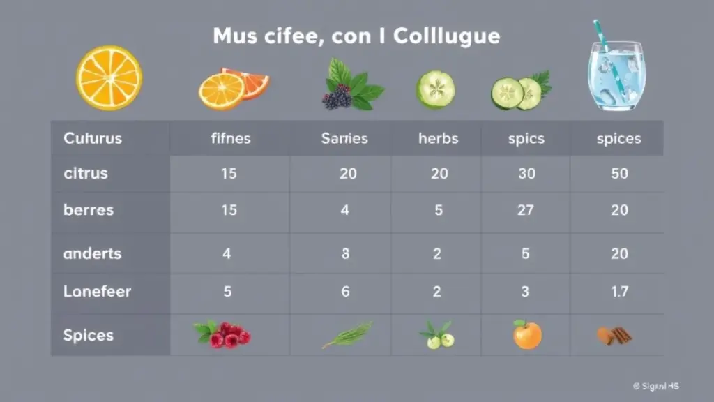 Infográfico sobre a durabilidade da água saborizada na geladeira.