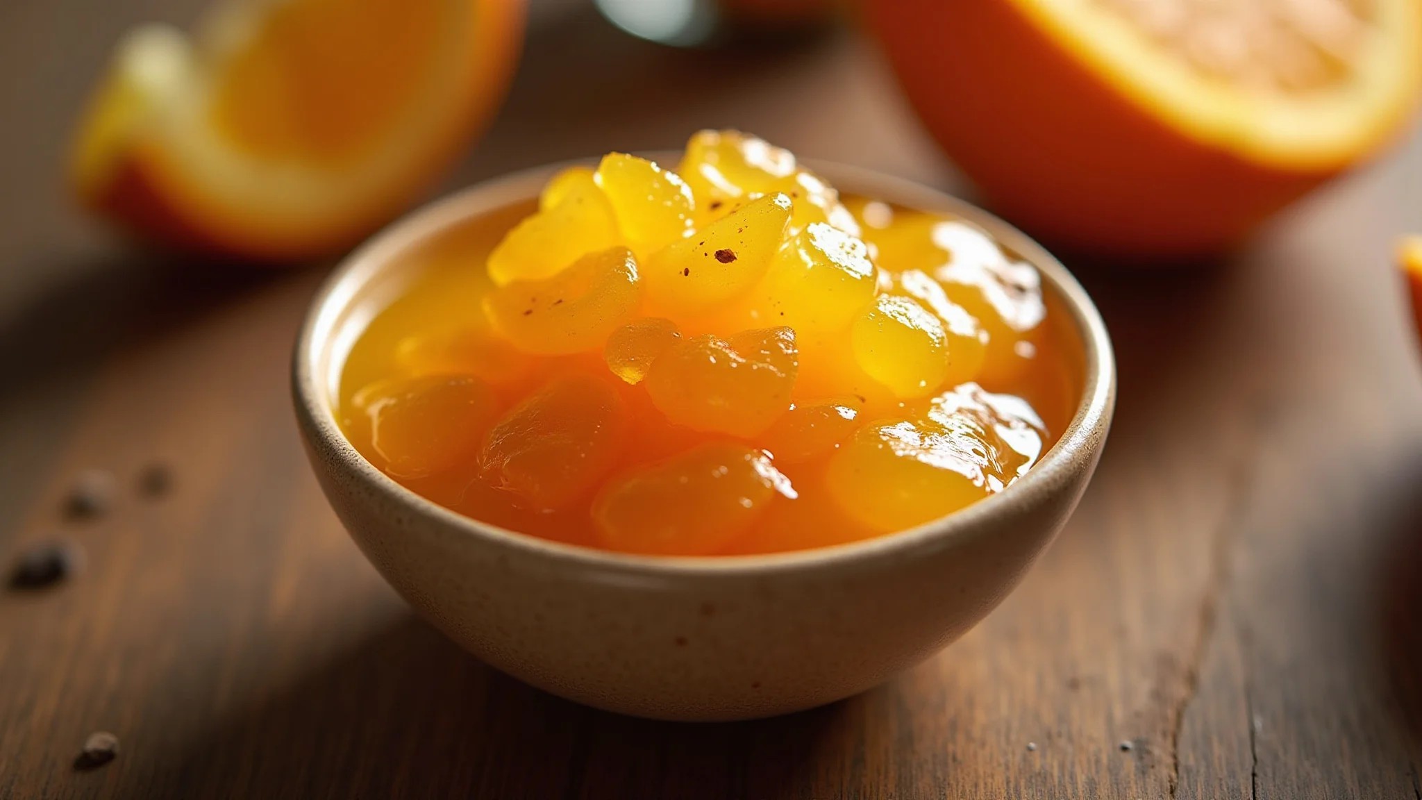 Geleia caseira de laranja com casca e albedo, receita brasileira.
