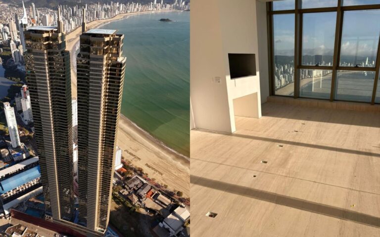 O apartamento perto do Neymar onde só a cortina custa R$ 1,5 milhão