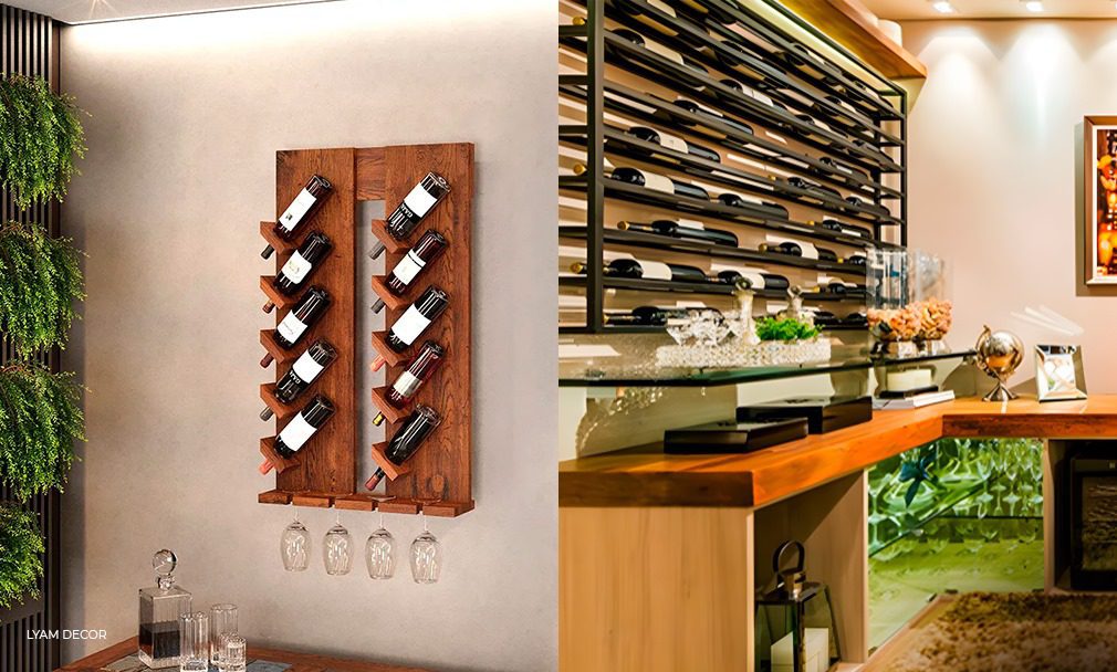 Adega para sala: monte com elegância em ...