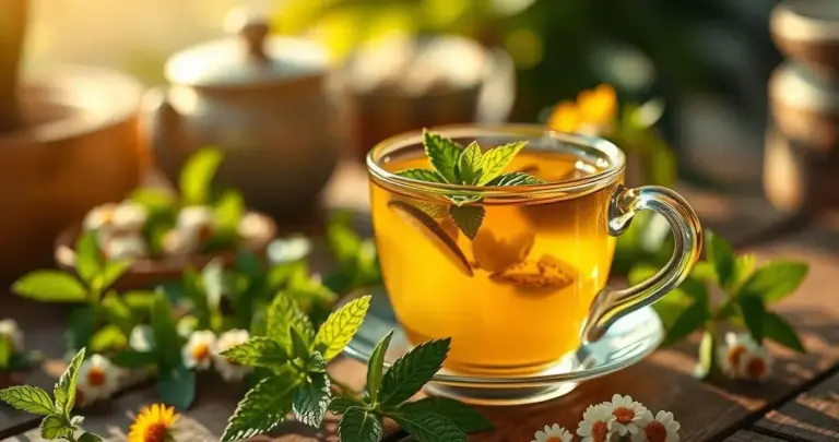 Chá De Camomila Com Hortelã Acalma e Refresca