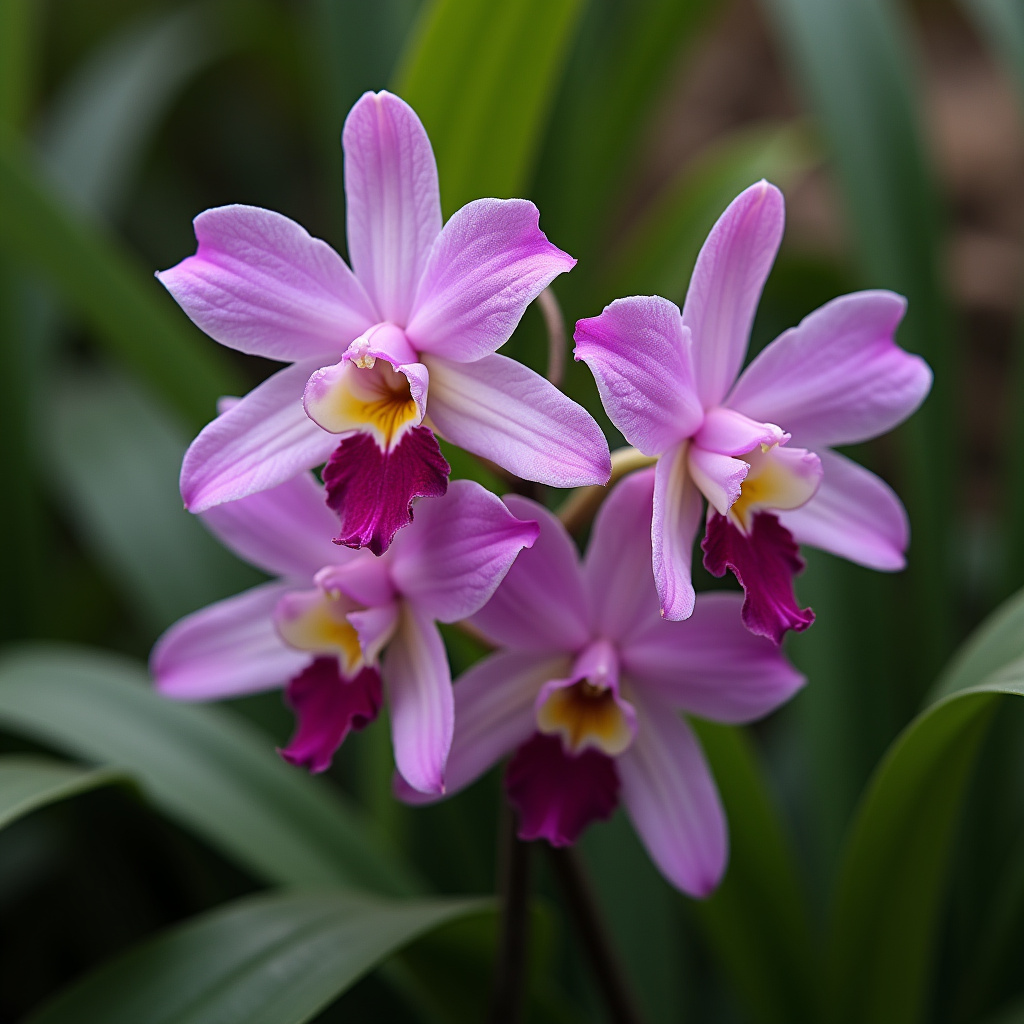 Clowesia russelliana orchid, fragrant, unusual flowers, vibrant colors, professional photography, Orquídea perfumada com flores incomuns.