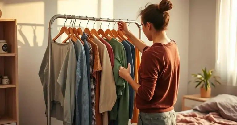 10 Ideias Geniais Para Organizar um Guarda-Roupa Pequeno Agora