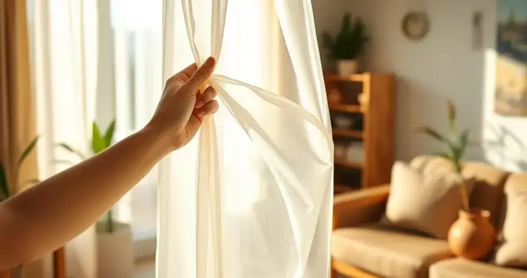A Delicadeza do Voil: O Passo a Passo Para Lavar Suas Cortinas Sem Rasgar