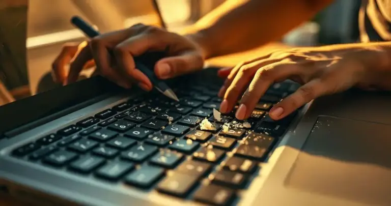A Quantidade de Sujeira no seu Teclado Vai te Chocar: Limpe do Jeito Certo