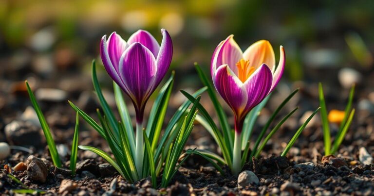 Descubra como plantar açafrão-da-primavera (crocus) e traga cores vibrantes para seu jardim!