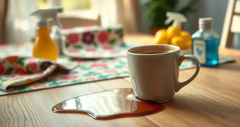 Derramou Café? Como Agir Imediatamente Para a Mancha Não Fixar