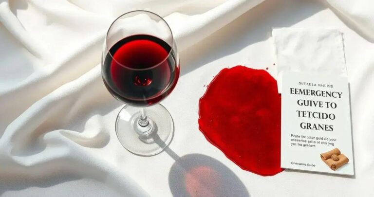 Vinho Tinto no Tecido Branco? Guia de Emergência Para Salvar a Peça