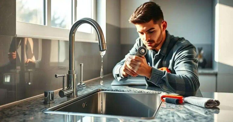 Vazamento na Torneira da Cozinha Conserte Você Mesmo