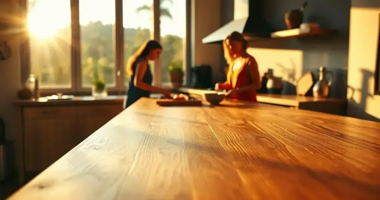 Cozinha com Bancada de Madeira: Vantagens e Cuidados