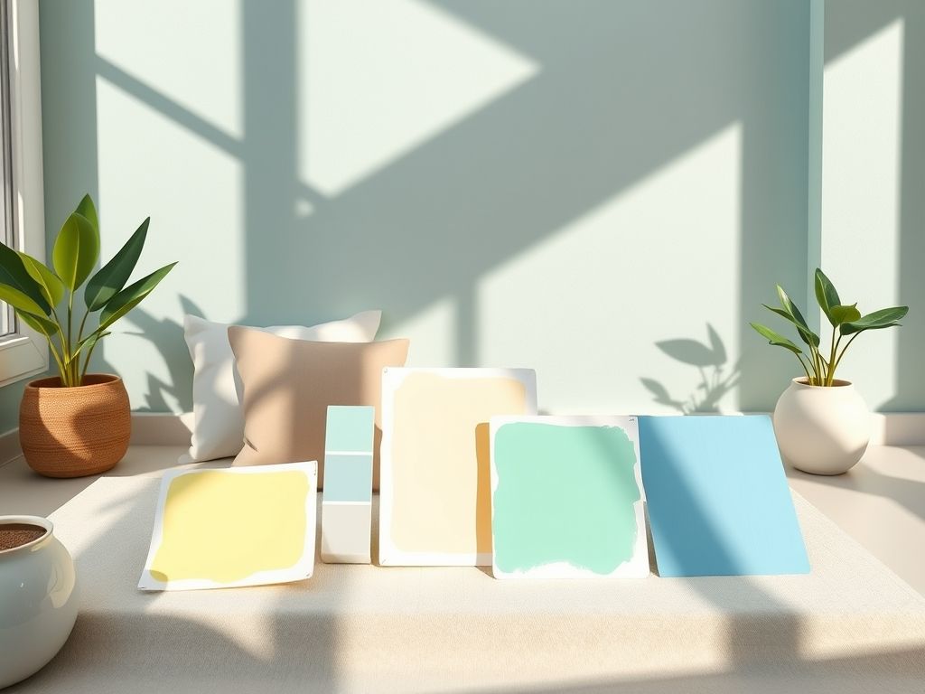 Paleta de cores para decoração: inspire-se com tons de azul, verde, amarelo, branco e cinza. Guia de cores para sua casa.