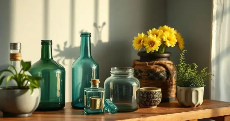Decoração com Objetos Reciclados Sustentabilidade e Estilo