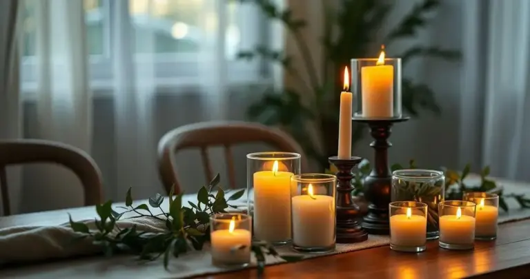 Decoração com Velas para um Clima Romântico e Aconchegante