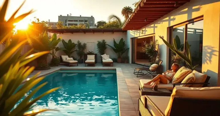 Decoração de Área Externa com Piscina para Curtir o Verão