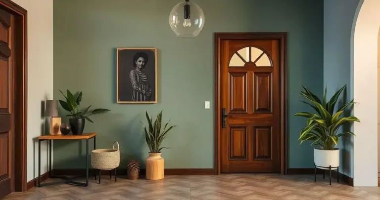Decoração de Hall de Entrada Pequeno e Convidativo