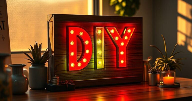 DIY Letreiro Luminoso: Faça um Incrível para Decorar