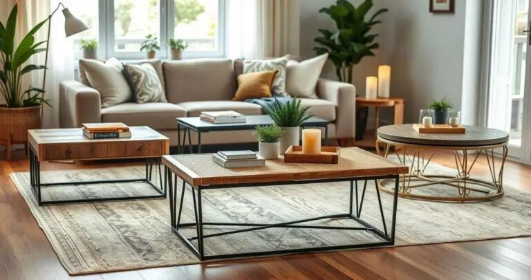 Mesa de Centro DIY 5 Modelos para Fazer Gastando Pouco