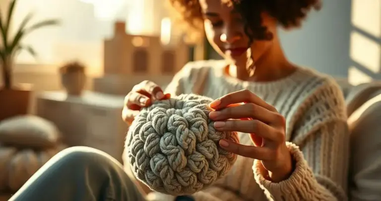 DIY Puff de Crochê: Tutorial Completo para Iniciantes