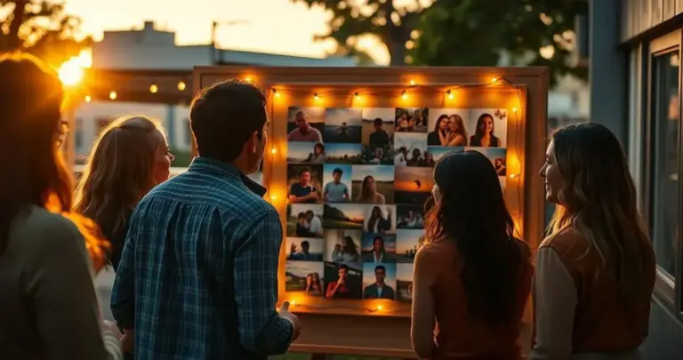 DIY Quadro de Fotos com Pisca-Pisca: Decore com Luz