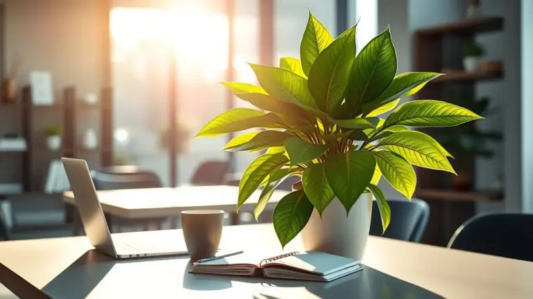 A planta que aumenta sua produtividade e criatividade no trabalho