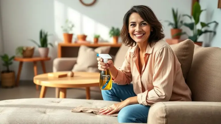 A receita com vinagre que limpa seu sofá e elimina odores sem encharcar