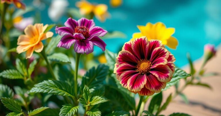 Flores Para Plantar Perto Da Piscina: Um Oasis de Cores Sem Complicações