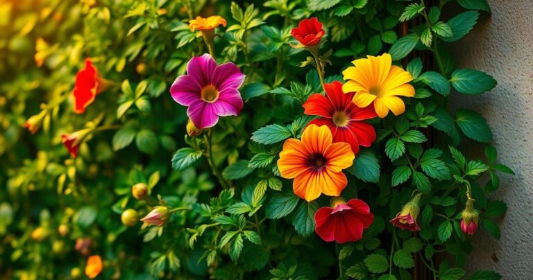 Jardim Vertical de Temperos: 5 Flores Para Alegrar