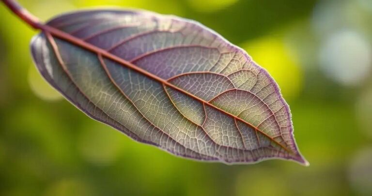 A Delicadeza Da Folha De Jacarandá Que Parece Uma Pluma