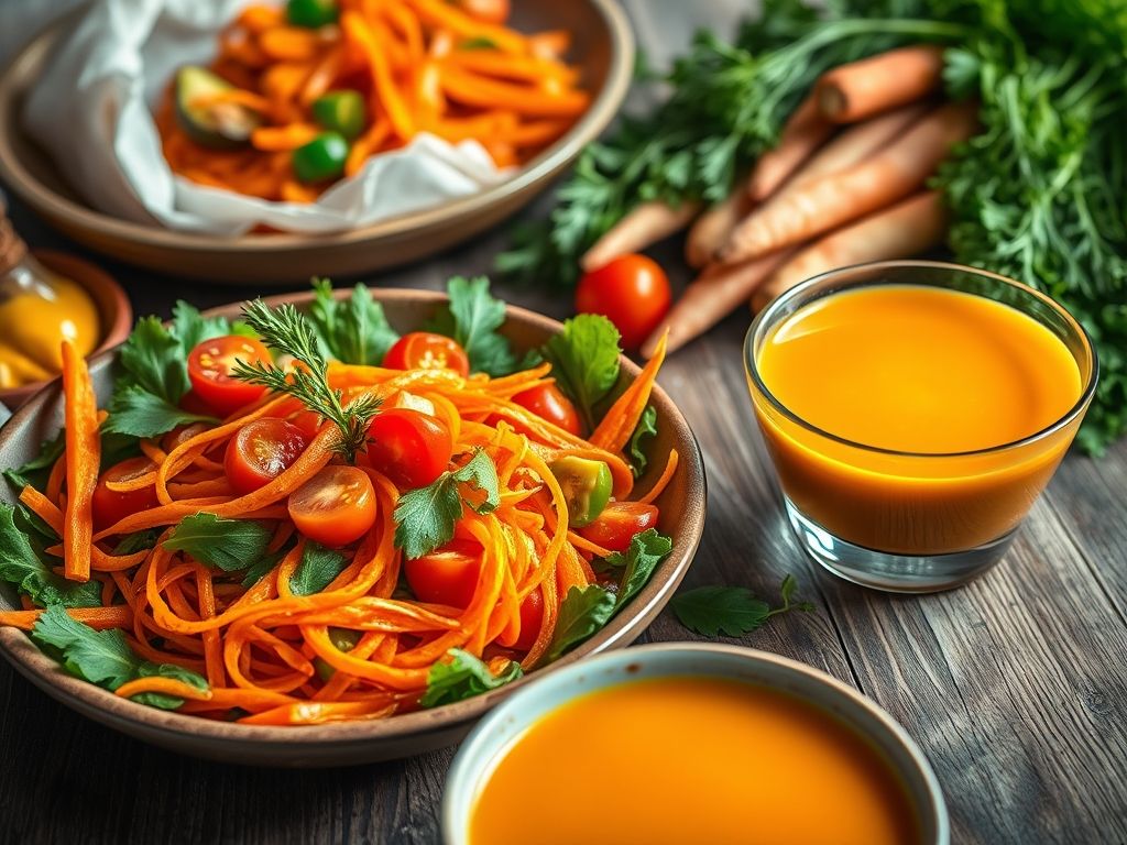 Receitas deliciosas com cenoura: salada, sopa, bolo e suco