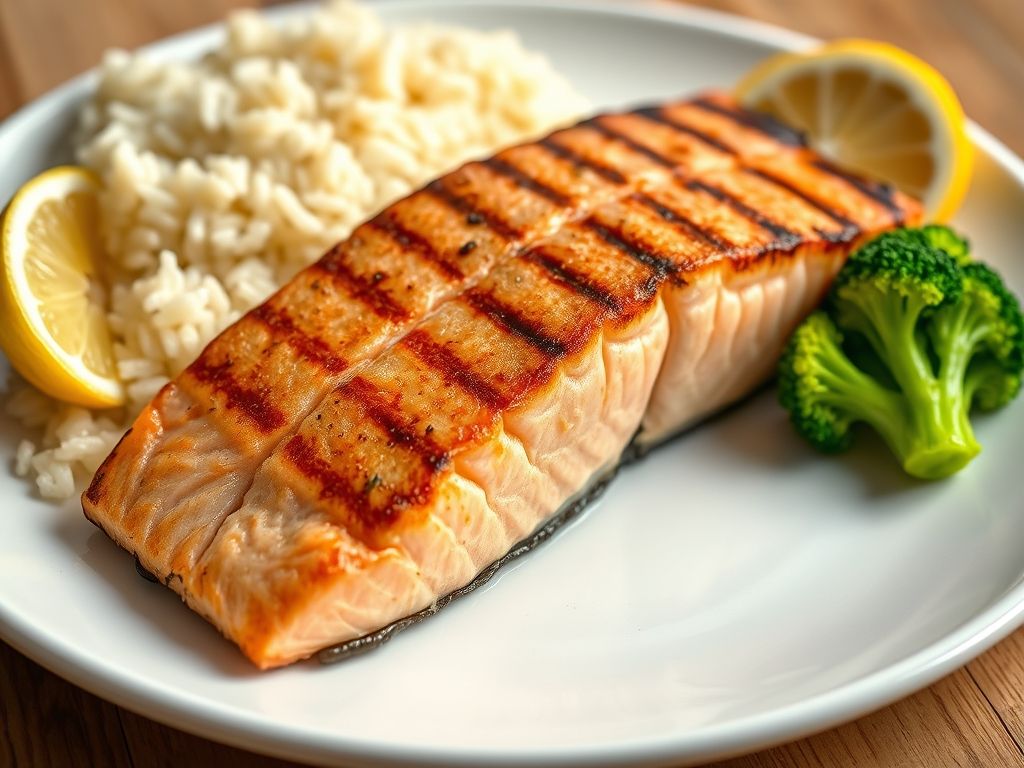 Salmão grelhado com dill e acompanhamentos: receita saudável e deliciosa