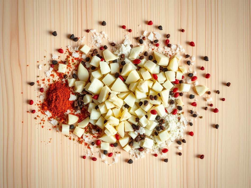Melhores temperos para frango: alho, cebola, ervas frescas e especiarias. Guia completo para temperar frango.