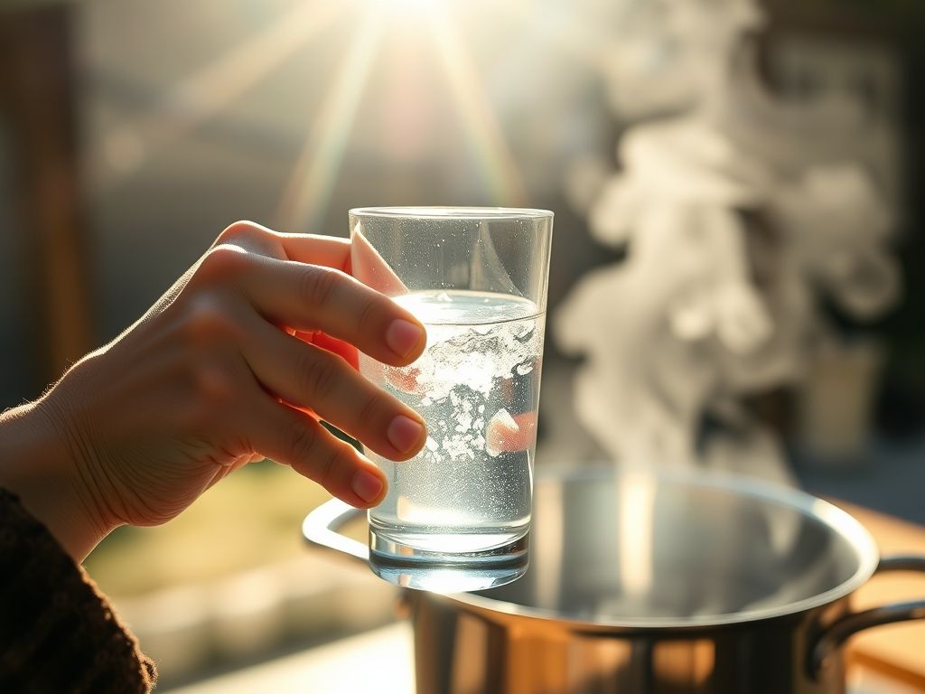 Água fervida: método de emergência para garantir água potável em situações de crise
