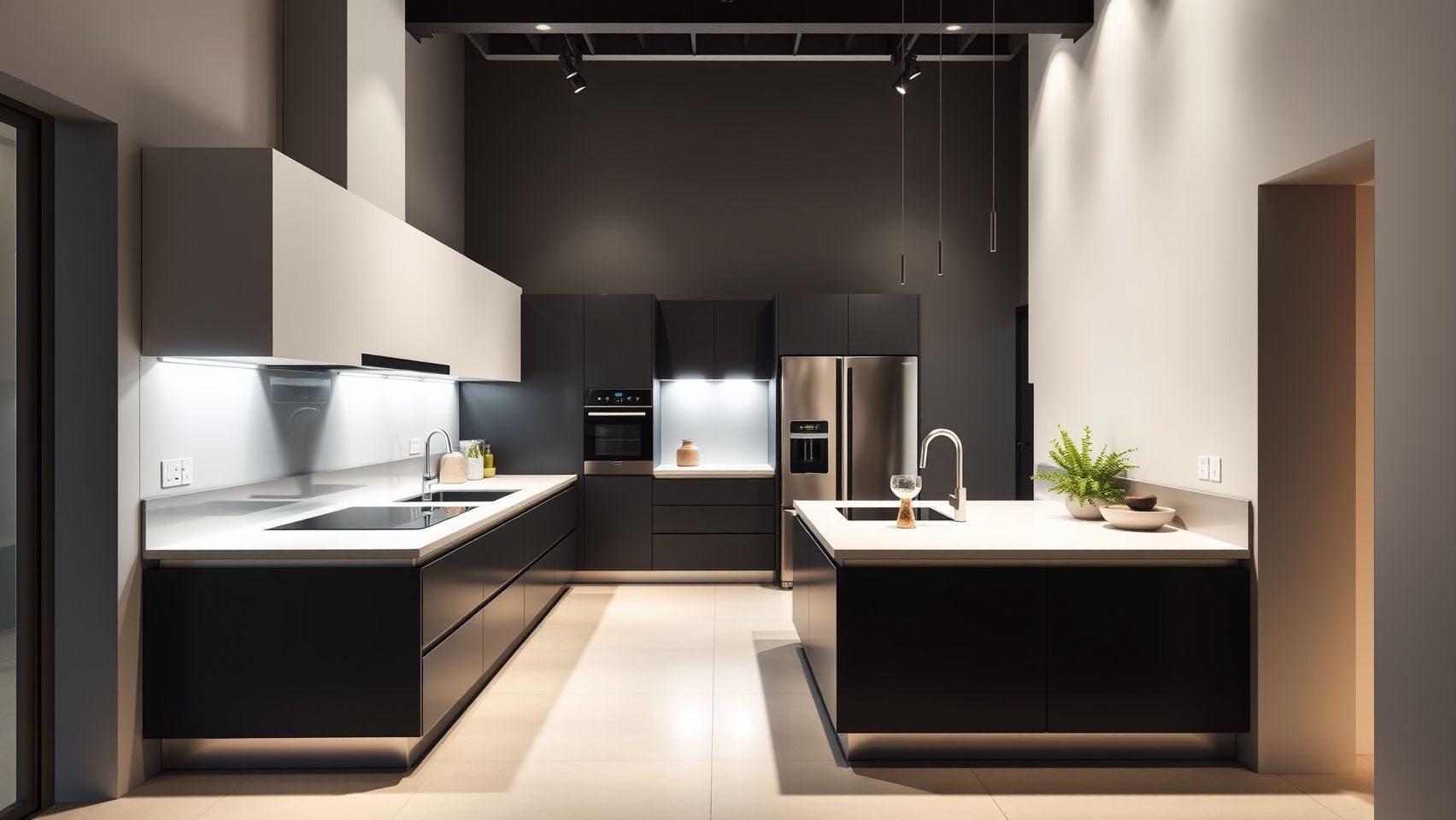 Cozinha funcional e moderna: Dicas para otimizar o espaço e criar uma cozinha prática para o dia a dia. Design inteligente e triângulo de trabalho eficiente. #cozinhafuncional #designdecozinha #otimizaçãodeespaço