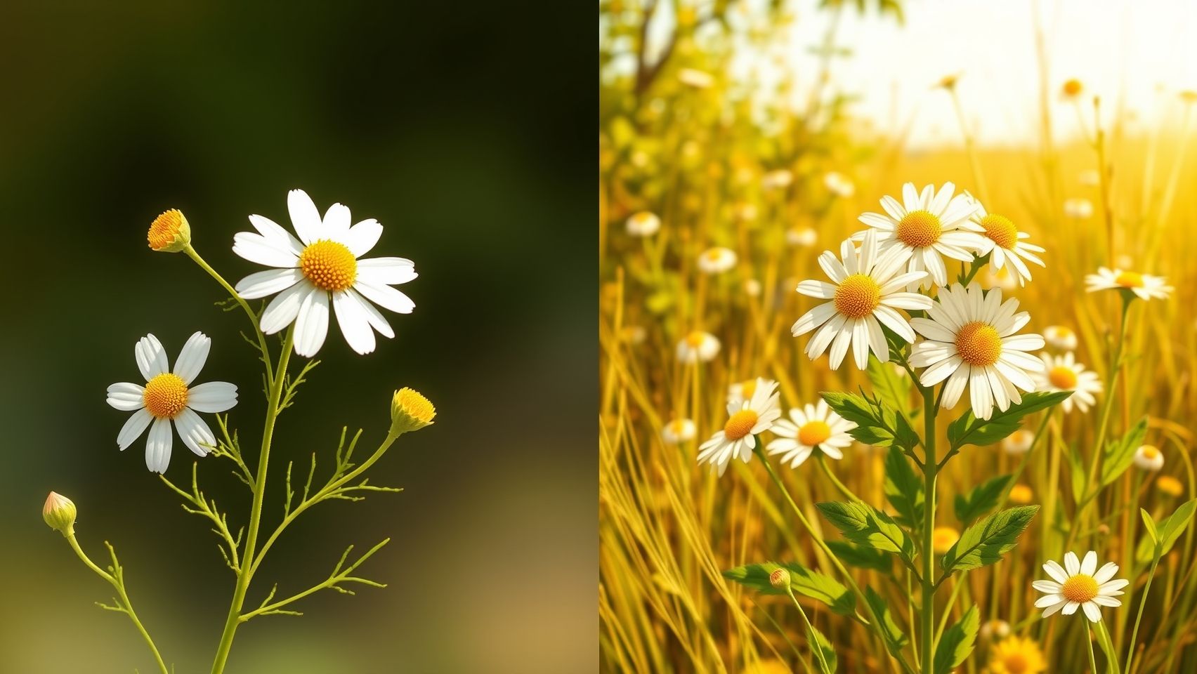 Diferenças entre camomila alemã e romana: escolha a ideal para seu jardim e chá. Guia completo de plantio.