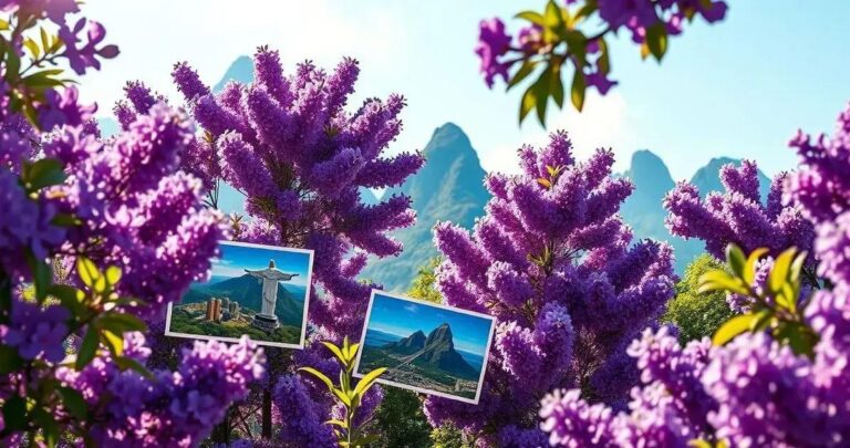 Os Cartões Postais Do Rio De Janeiro Emoldurados Por Jacarandás
