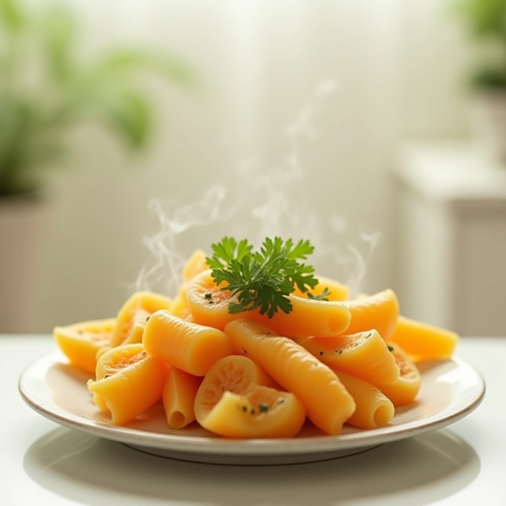 Legumes no vapor com salsa, mantendo sabor e textura.