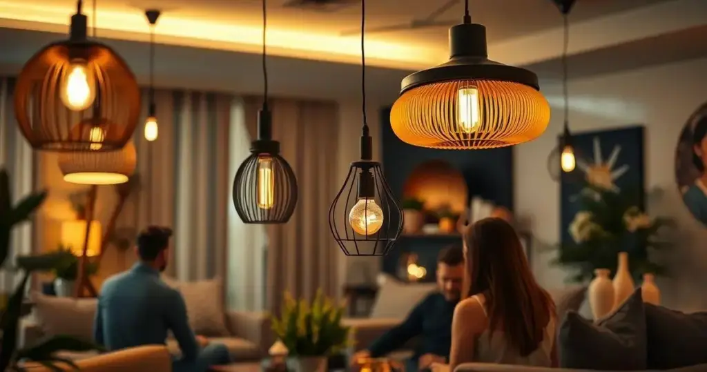 Luminárias para Sala Pendentes e Plafons que Valorizam o Ambiente