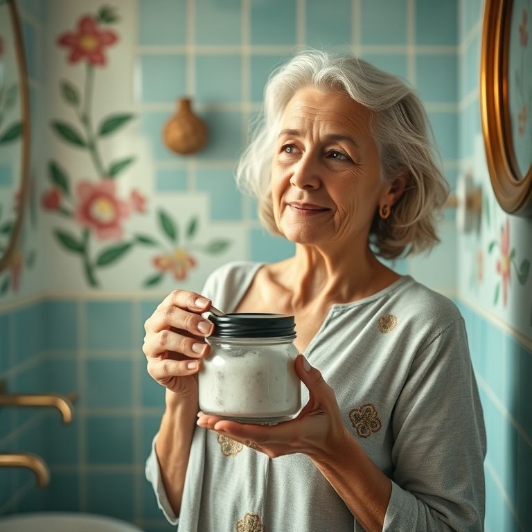 Mulher refletindo sobre a frequência ideal de esfoliação.