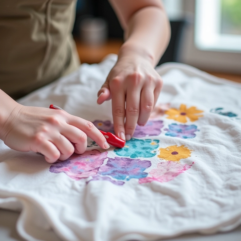 Passo a passo para disfarçar mancha de cloro.