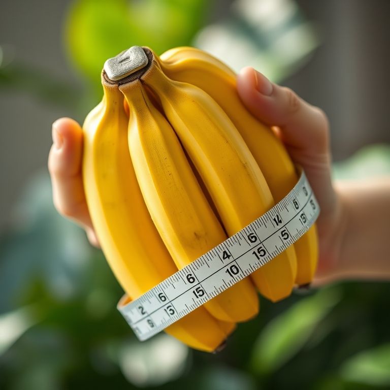 Porção ideal de bananas para consumo diário.