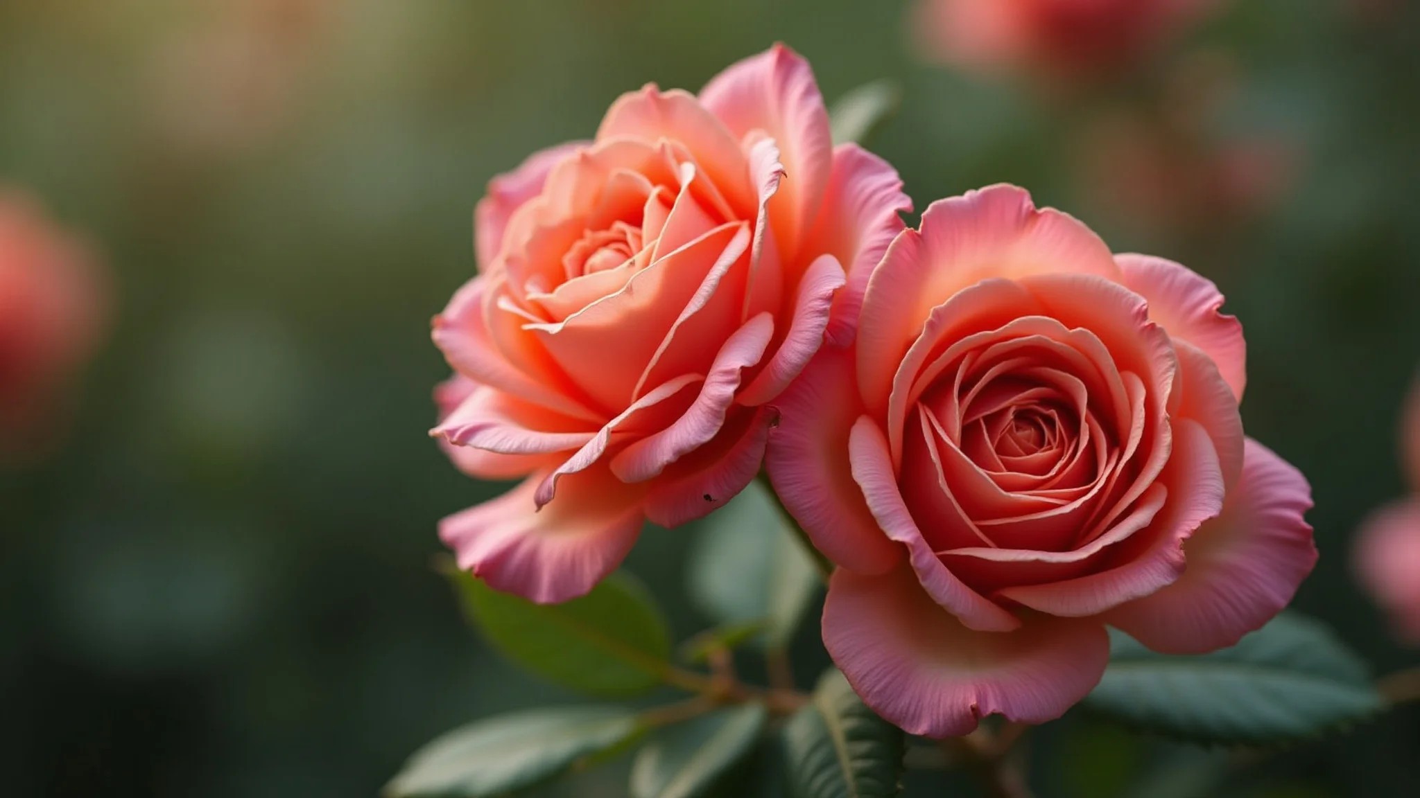 Rosas florescendo exuberantes após adubação com borra de café.