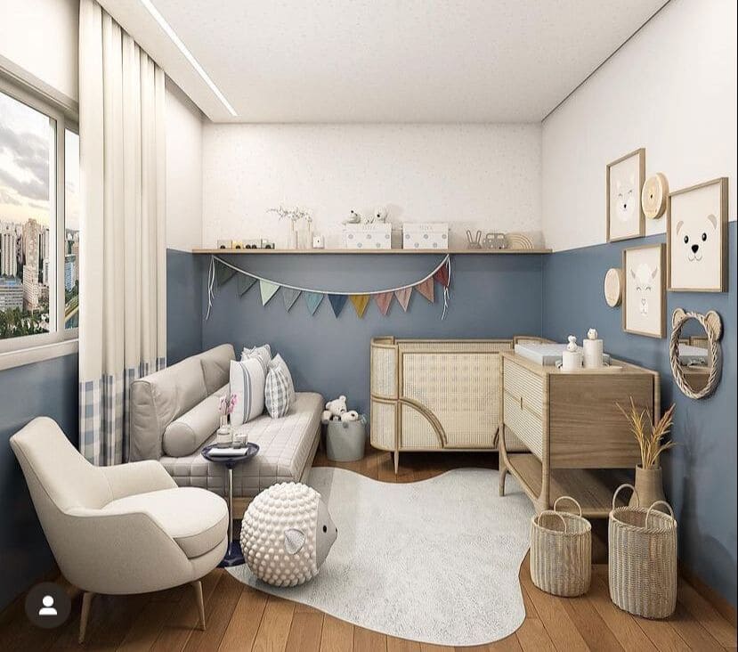 Quarto de bebê menino: 18 ideias de ...