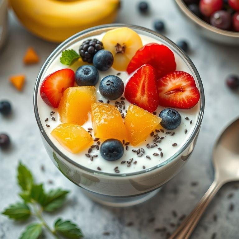 Receitas criativas e deliciosas com chia no iogurte.