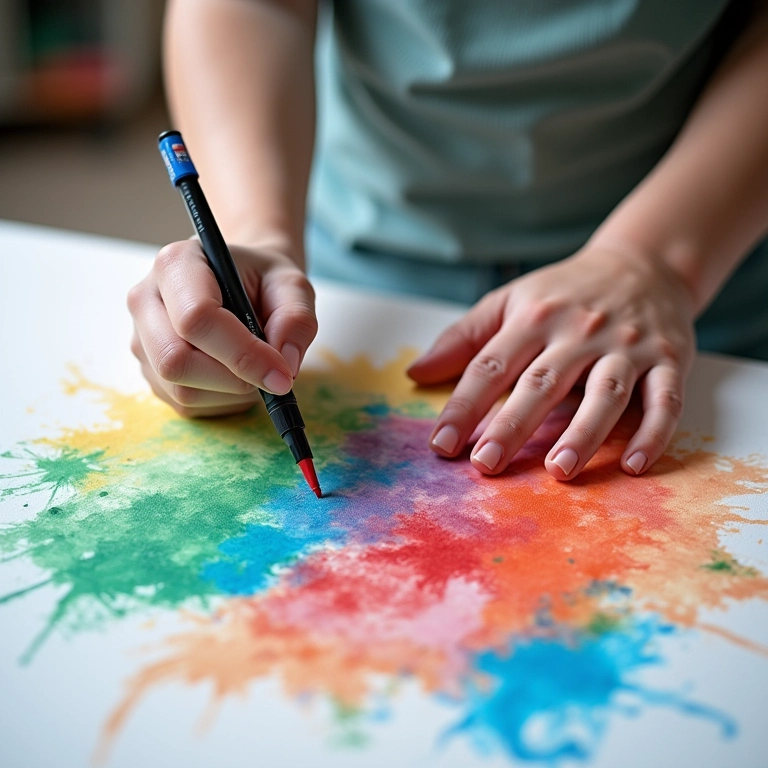 Truque para disfarçar mancha de água sanitária.