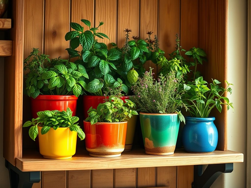 Plantas aromáticas na cozinha: manjericão, alecrim e hortelã para um toque de frescor e sabor em suas receitas.