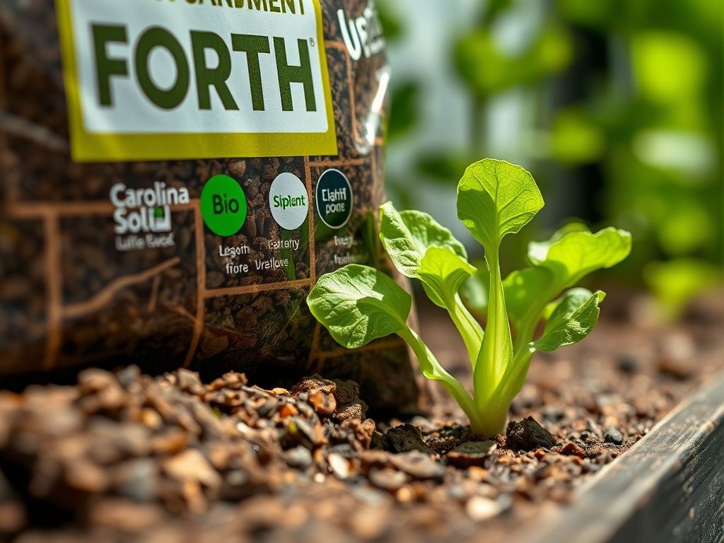 Substrato de qualidade para horta vertical e muda de alface sendo plantada.