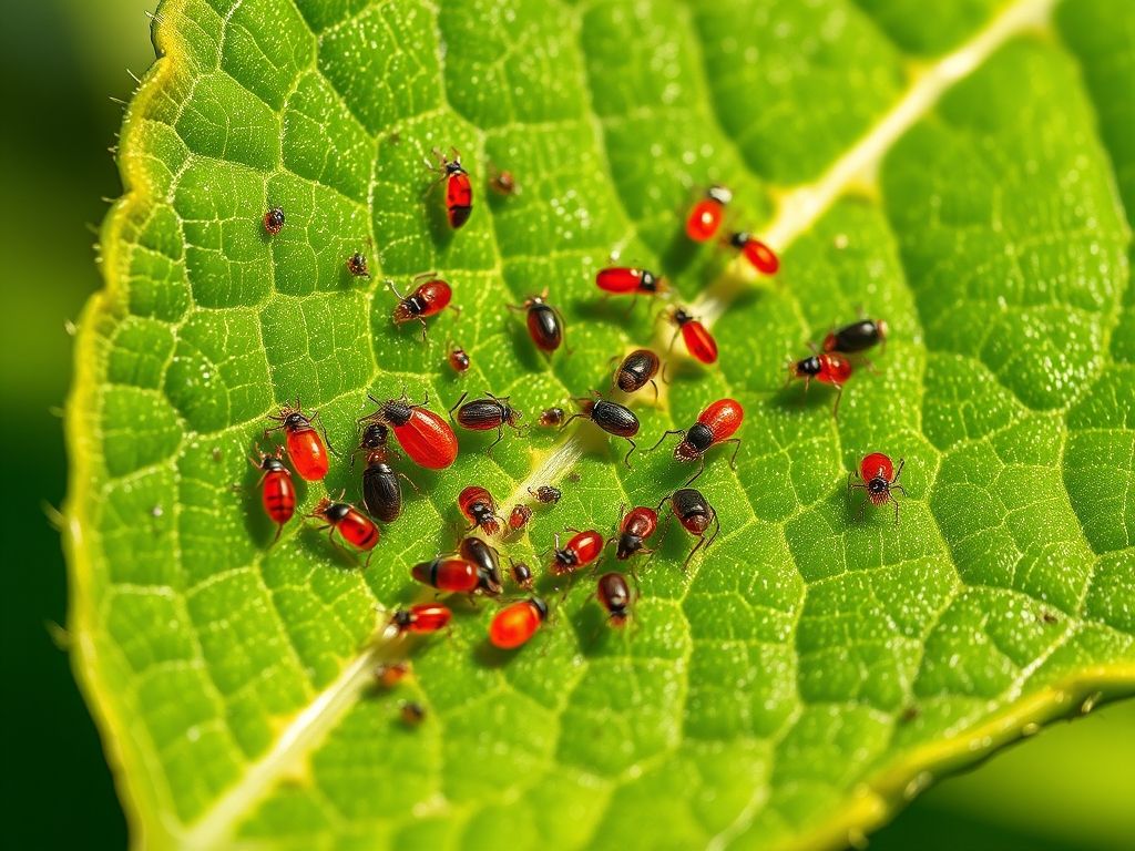 Pragas comuns em plantas: pulgões, cochonilhas, ácaros e como combatê-las com óleo de neem