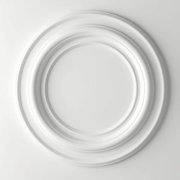 Acabamento perfeito em roda teto de gesso