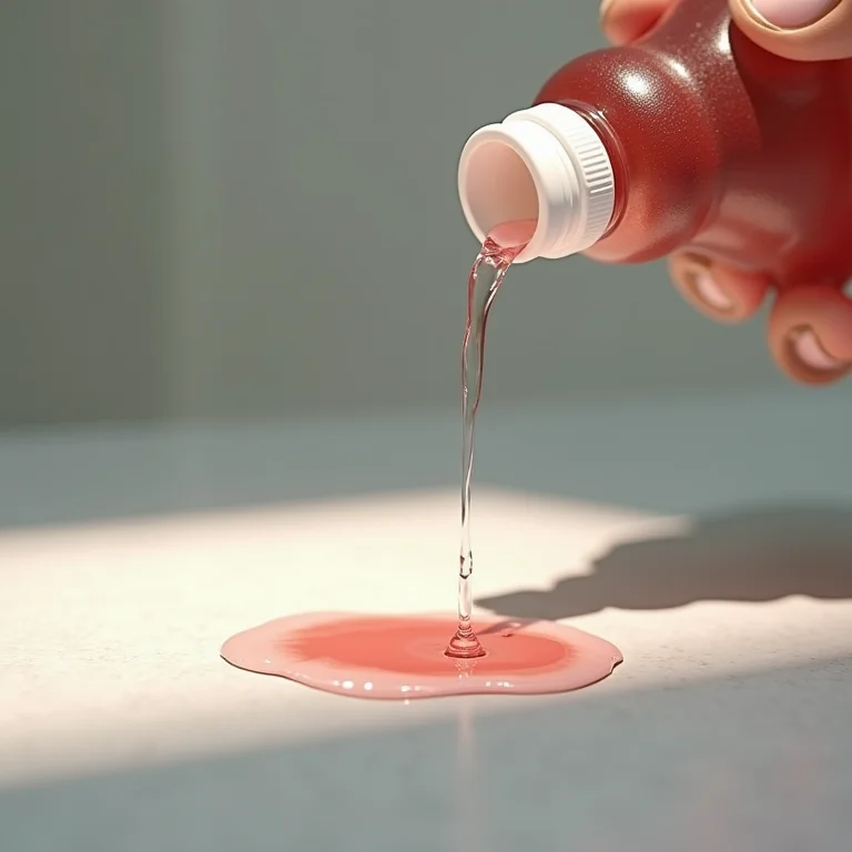 Álcool isopropílico sendo usado em superfície manchada